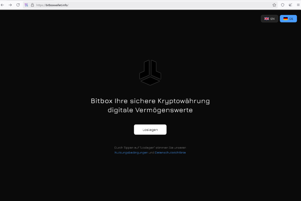 bitfake1-1024x685 Análisis de una campaña de phishing contra Bitbox